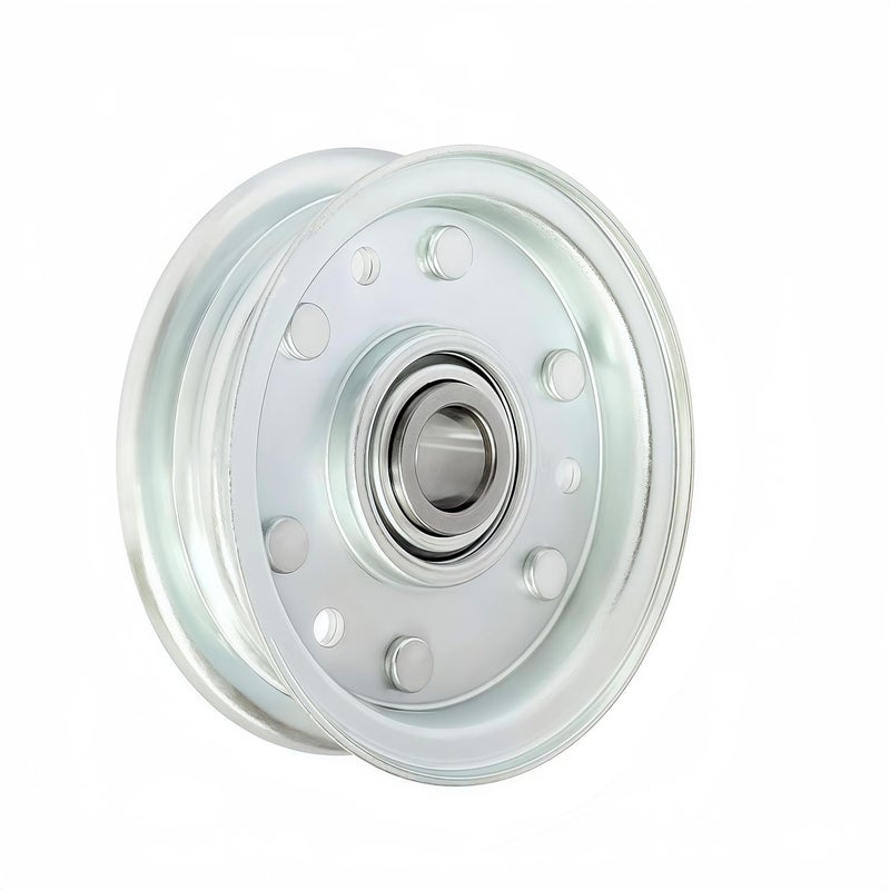 HTWORK 164090 Idler Flat Pulley Compatible with RFM Series 4' 5' 6' Finish Mowers, Lawn Tractor Pulley Replaces King Kutter Part (1 PC) - Image 1